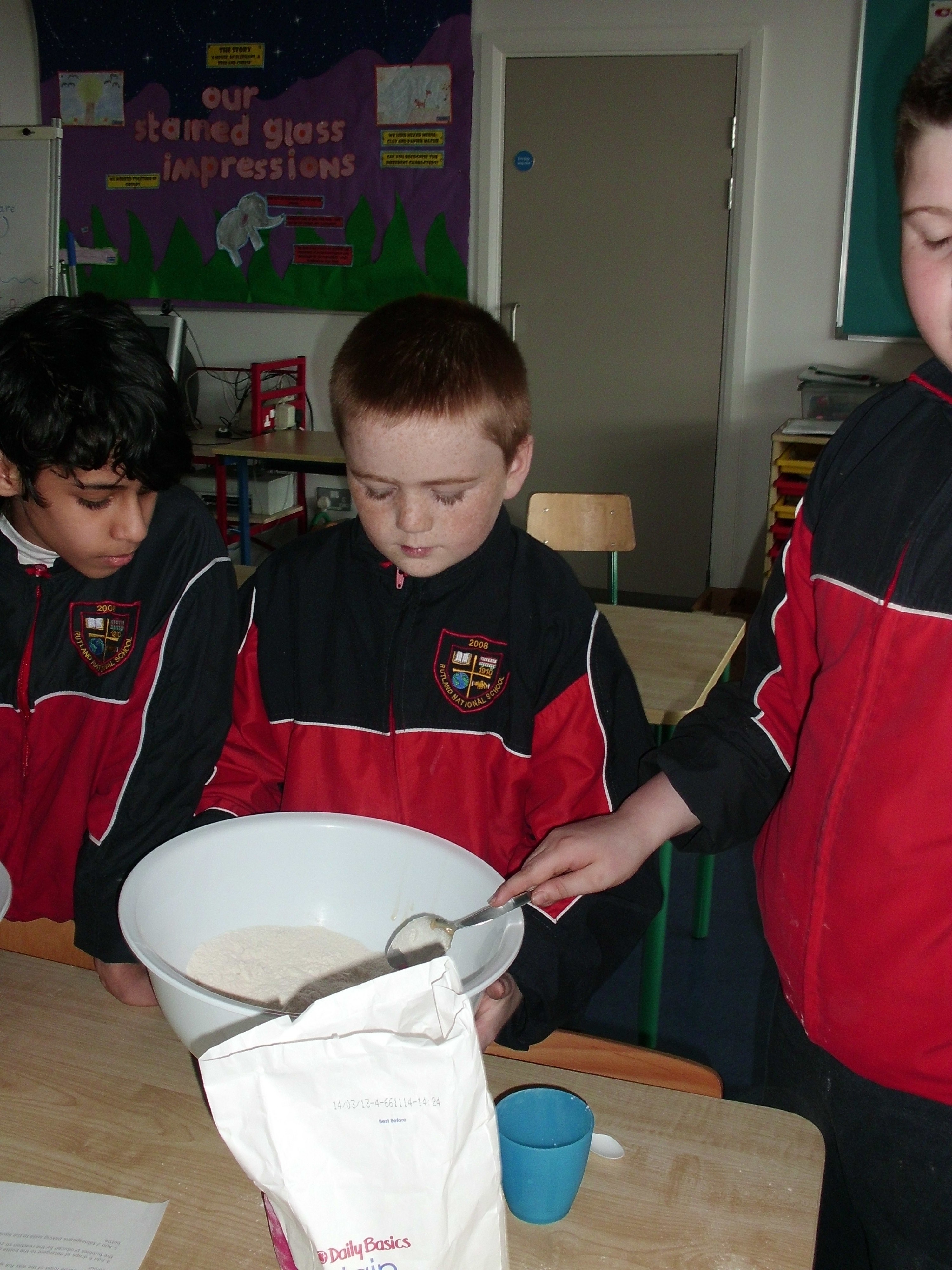 Adam getting things ready